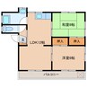 コーポりさ 2LDKの間取り