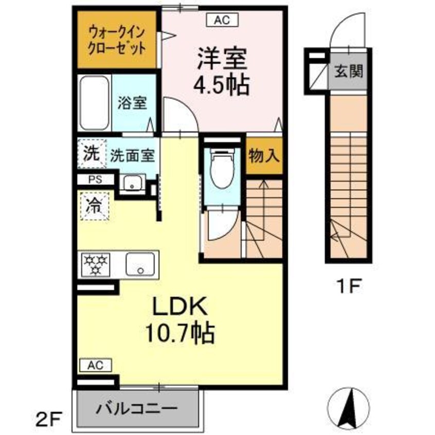 間取図 D-room若宮