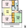 岩徳線/西岩国駅 徒歩21分 1階 築26年 3DKの間取り