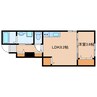 ブロギー南栄 1LDKの間取り