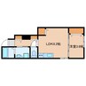 ブロギー南栄 1LDKの間取り