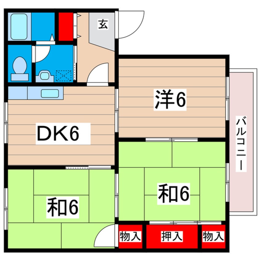 間取図 ＣＯ-ＭＩＫＡ　Ａ館