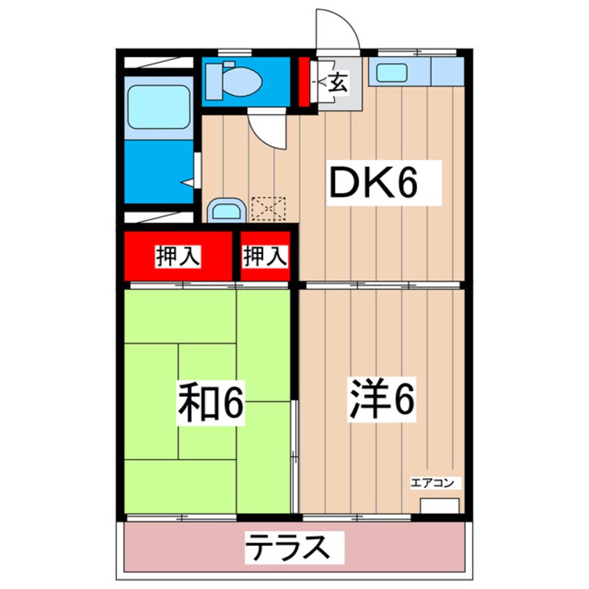 間取図 十王堂ハイツ