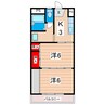 通商第３ビル 2Kの間取り