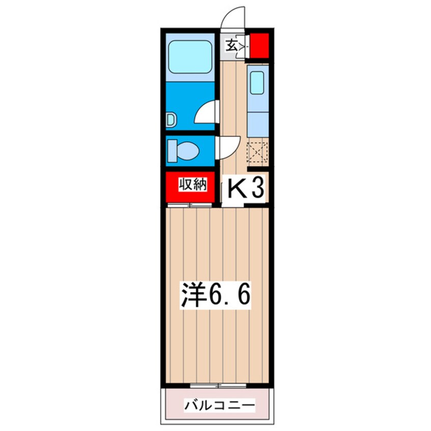 間取図 みかの原コーポラスⅡ