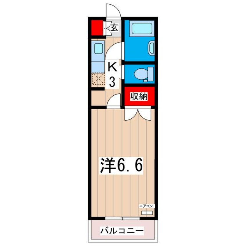 間取図 みかの原コーポラスⅡ