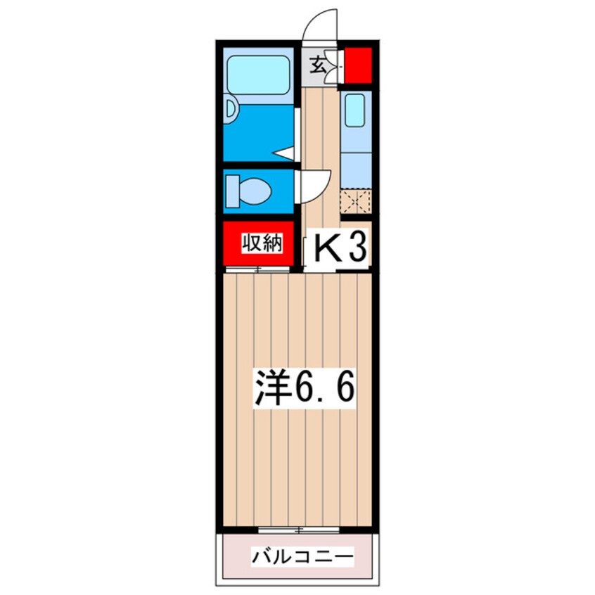 間取図 みかの原コーポラスⅡ