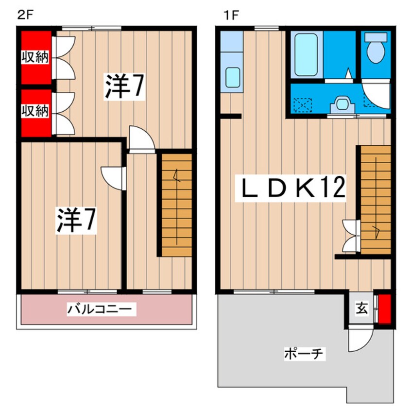 間取図 シェルハイツ