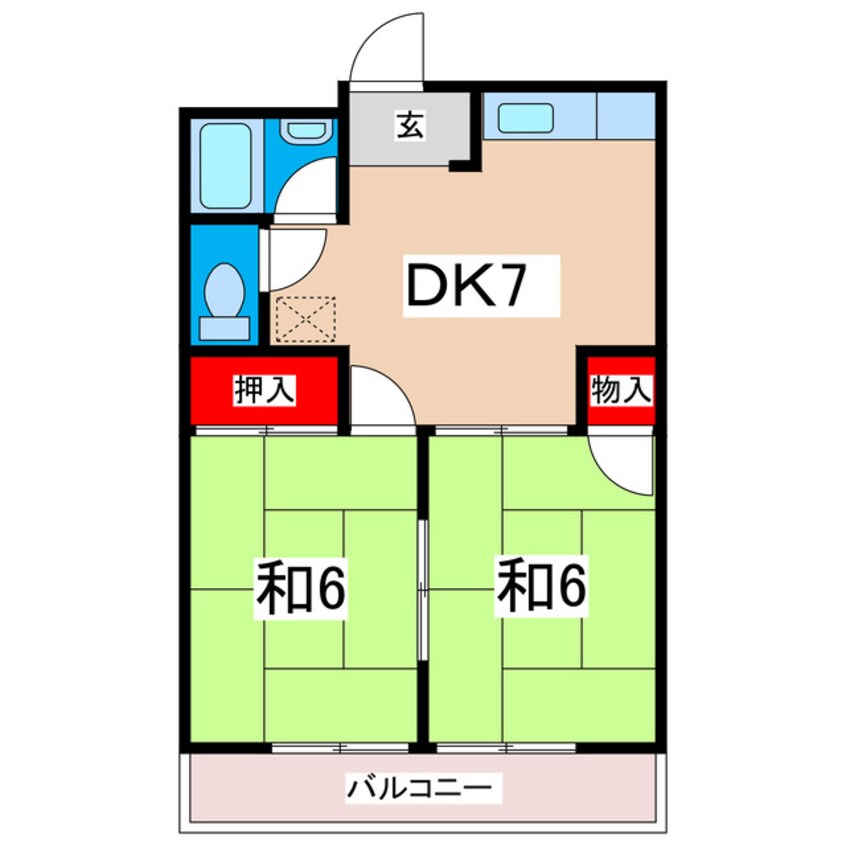 間取図 石井コーポ