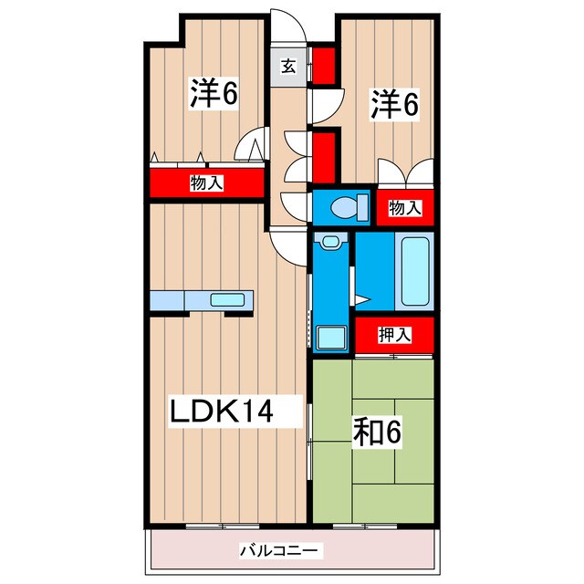 間取り図 常豊共同ビル