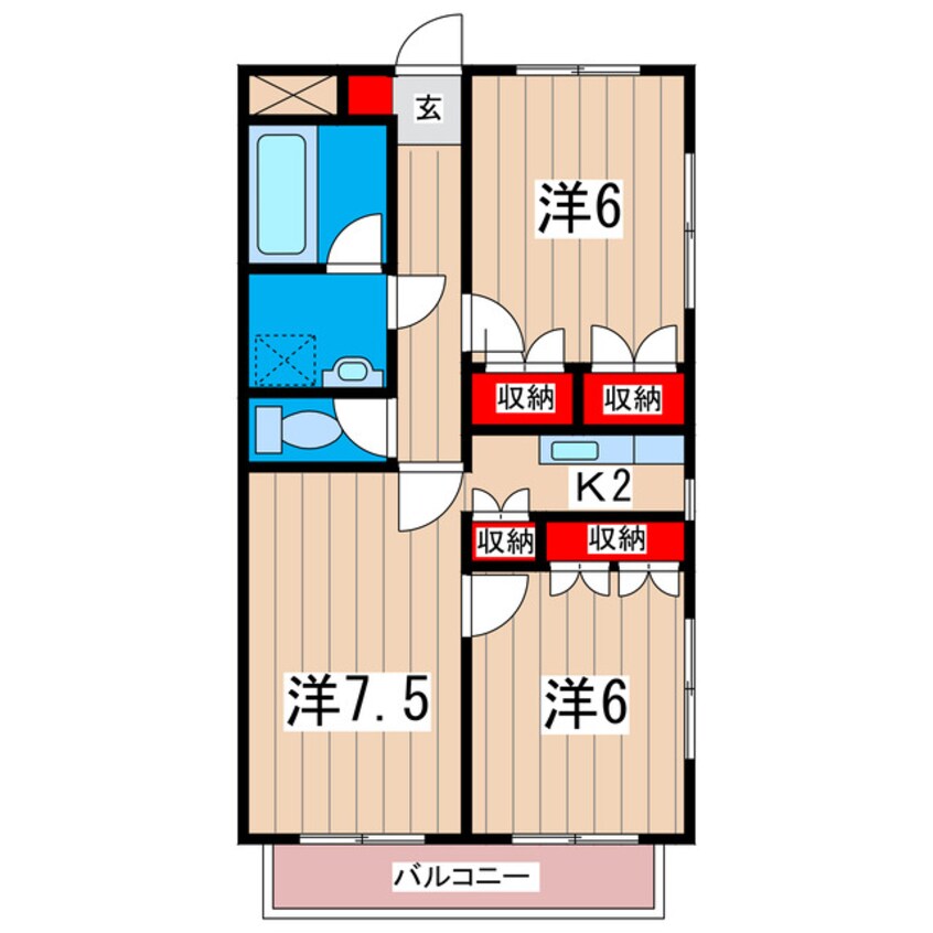 間取図 スカイハイツビル