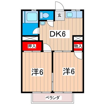 間取図 赤津ハイツ