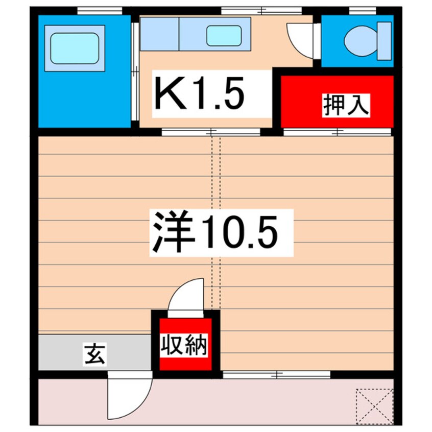 間取図 第１大窪荘