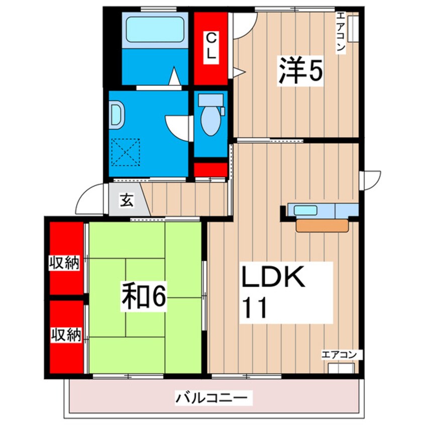 間取図 コージーコートＢ