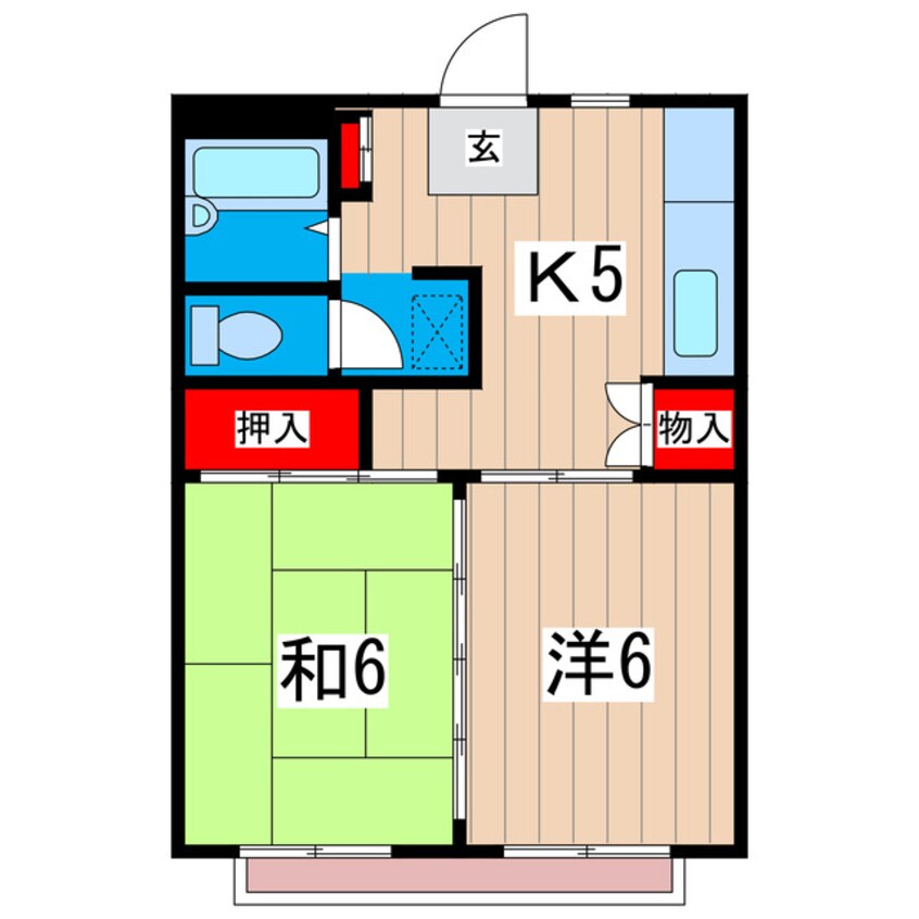 間取図 薄井マンション