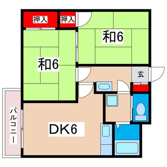間取図 東金沢マンション