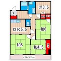 東金沢マンションの間取図