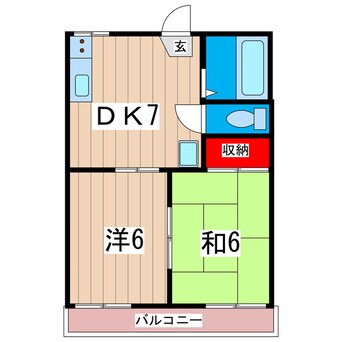 間取図 コーポあんず