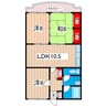 大みかガーデンハウス 3LDKの間取り