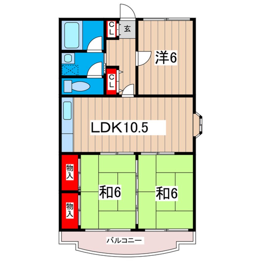 間取図 大みかガーデンハウス