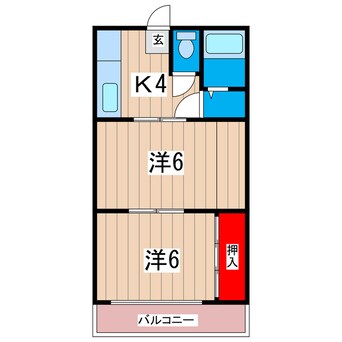 間取図 鈴木アパート・テナント