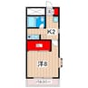 メゾンALC 1Kの間取り