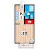 オクトハウス 1Kの間取り