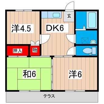 間取図 ハイツ内山