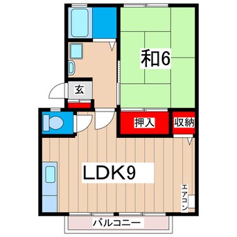 間取図 メゾン・ドリームＢ