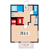 サウスト・クレール 1Rの間取り