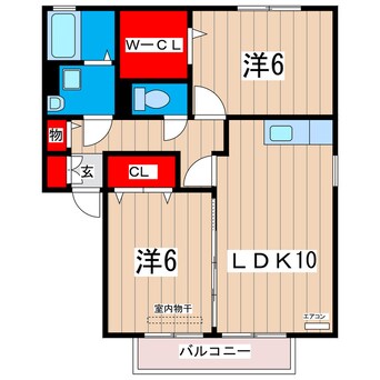 間取図 ベル・エクレール