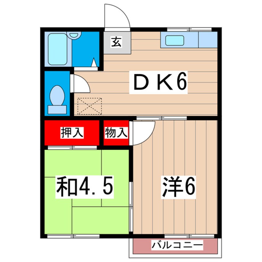 間取図 シェイルメゾンＡ