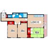東台マンション 3LDKの間取り
