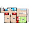 東台マンション 3LDKの間取り