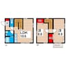フレンズハウス東大沼Ⅱ 2LDKの間取り