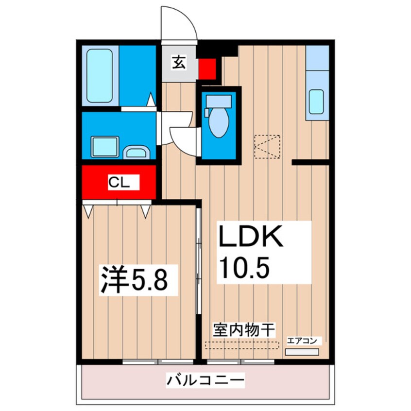 間取図 グレースヒルズⅠ