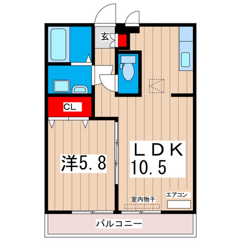 間取図 グレースヒルズⅠ