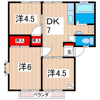 間取図 セルシオⅠ