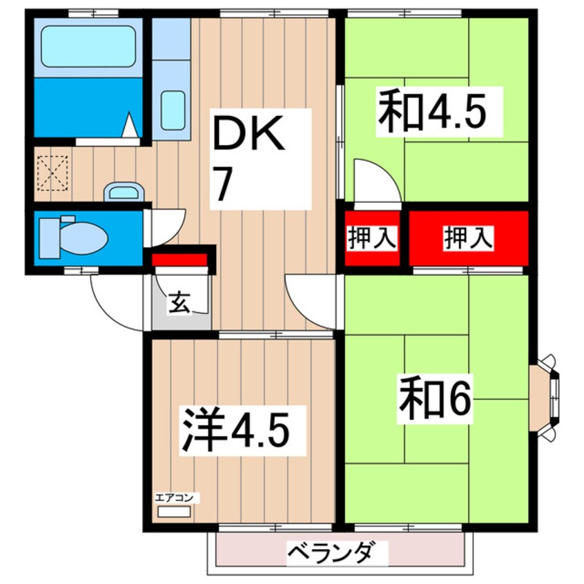 間取図 セルシオⅠ