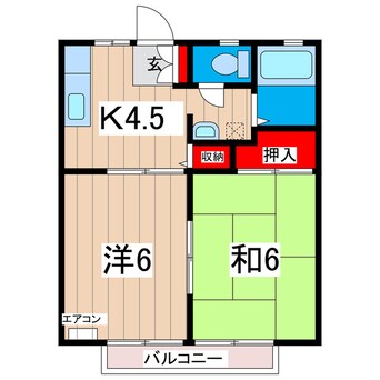 間取図 セルシオⅡ