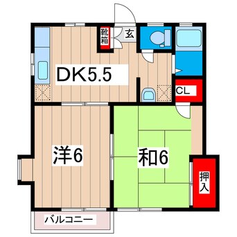 間取図 シーライフ豊岡　Ｂ