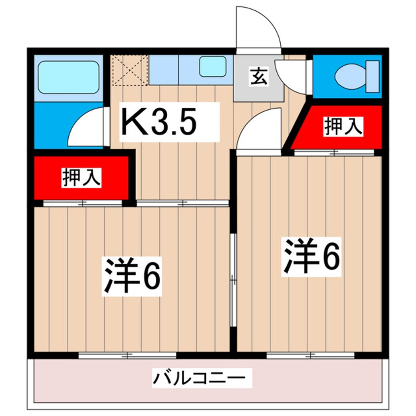 間取図 坂本アパート