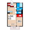 セゾン赤羽 1LDKの間取り