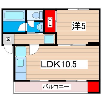 間取図 レジデンス東多賀