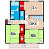 クランメール大みかⅢ 3DKの間取り