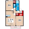 ソフィアガーデン 2LDKの間取り