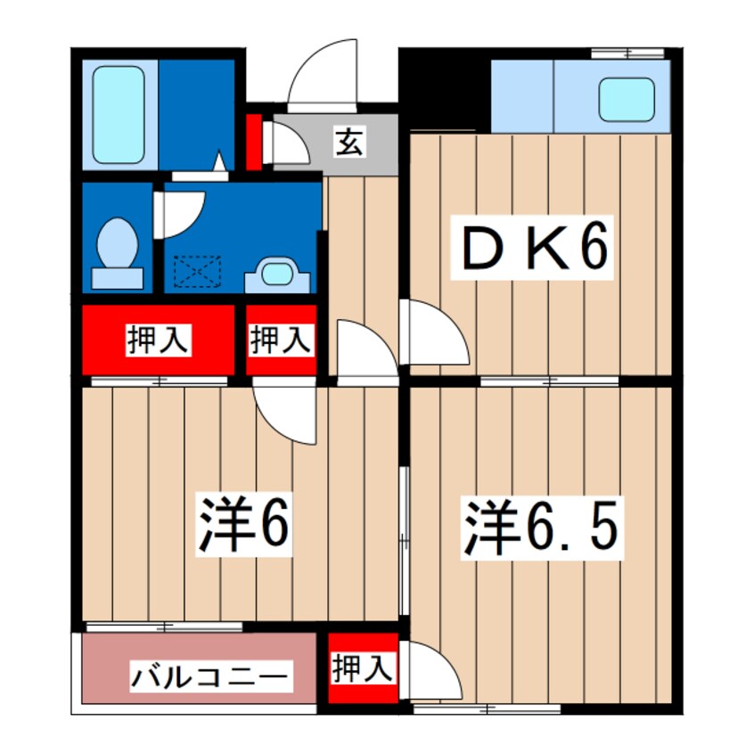 間取図 久慈積豊ハイツ