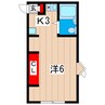ハイツキナセ 1Kの間取り