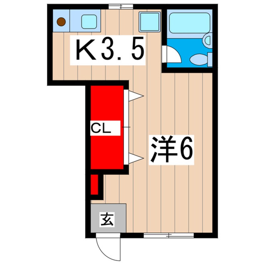 間取図 ハイツキナセ