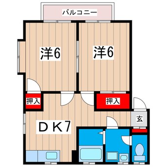 間取図 メゾン・ド・カンパーニュⅠ